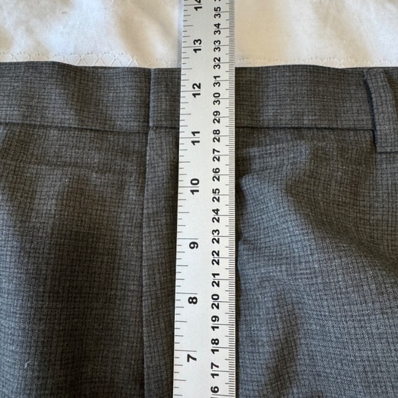 Perry Ellis Men's Gray Slim Fit Dress Pants Business Formal (Check Measurements) - Picture 10 of 14